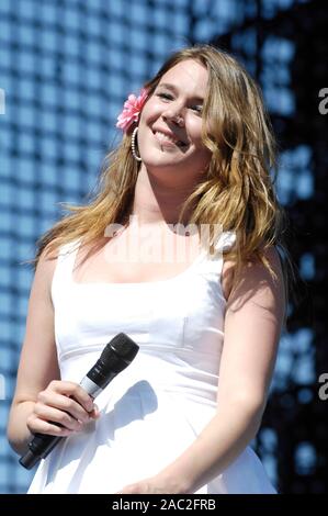 Joscelyn Eve Stoker alias Joss Stone en prestation au Festival de musique Coachella 2009 à Indio. Banque D'Images