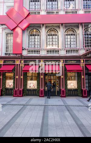 Le Cartier flagship sur Old Bond Street, London, England, UK Banque D'Images
