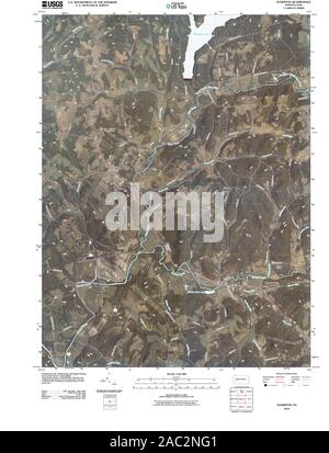Carte TOPO USGS Alaska PA Elderton 20100601 Restauration TM Banque D'Images