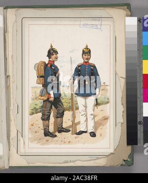 Soldat de l'Allemagne, l'Allemagne 1871-1909, 1871-1909 ; l'Allemagne, 1871-1909 Banque D'Images