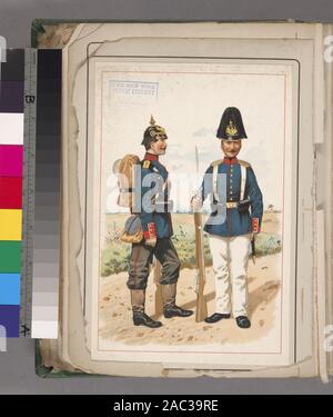 Soldat de l'Allemagne, l'Allemagne 1871-1909, 1871-1909 ; l'Allemagne, 1871-1909 Banque D'Images