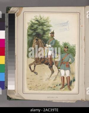 Soldat de l'Allemagne, l'Allemagne 1871-1909, 1871-1909 ; l'Allemagne, 1871-1909 Banque D'Images