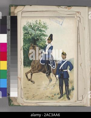 Soldat de l'Allemagne, l'Allemagne 1871-1909, 1871-1909 ; l'Allemagne, 1871-1909 Banque D'Images