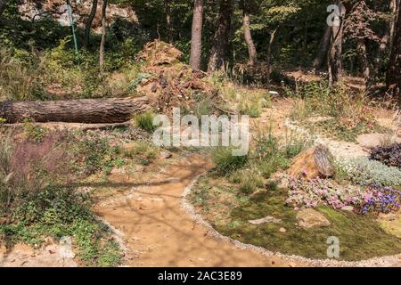 Beau jardin dans le paysage naturel sur le territoire Jeondeungsa Ganghwa Temple-gun, Incheon, Corée du Sud Banque D'Images