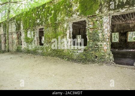 Ketrzyn, Pologne 25 juillet 2019 Wolf's Lair était Adolf Hitler's premier front de l'est quartier général militaire dans la seconde guerre mondiale. Wolfsschanze, Wolfschanze. Banque D'Images