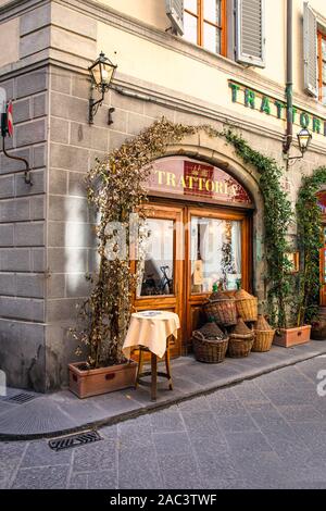 Trattoria à Florence Banque D'Images