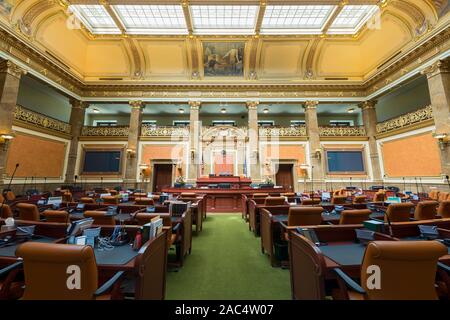 SALT LAKE CITY, Utah - 15 août 2013 : La Chambre des représentants dans la capitale de l'Etat Chambre Banque D'Images