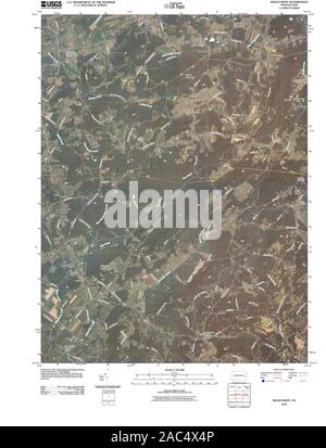 Carte TOPO USGS Alaska PA Manatawny 20100630 Restauration TM Banque D'Images