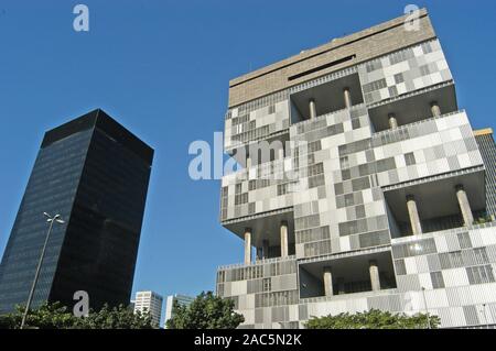 Bâtiment du siège central, Petrobras, Rio de Janeiro, Brésil Banque D'Images