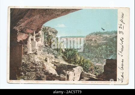 Accueil de la falaise des taudis, Mesa Verde, Colo 1901-1902. Inclus à partir de 1000 seriesHome réimpressions occasionnels de la falaise des taudis, Mesa Verde, au Colorado Banque D'Images