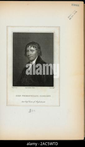 Député Théophile Parsons, ancien juge en chef de Massachusetts illustré par Thomas Addis Emmet, 1880. Le volume 2 comprend des pages 1 à 99 du 1865, quarto, édition de l'œuvre, volume 3 de pages 99-213, volume 5 de pages 303-400. Citation/Référence : EM13044 ; l'honorable Théophile Parsons, ancien juge en chef de Massachusetts. Banque D'Images