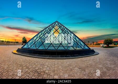 Le nouveau centre commercial Al Hazm de luxe dans la ville de Doha Banque D'Images