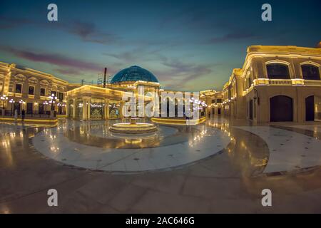 Le nouveau centre commercial Al Hazm de luxe dans la ville de Doha Banque D'Images