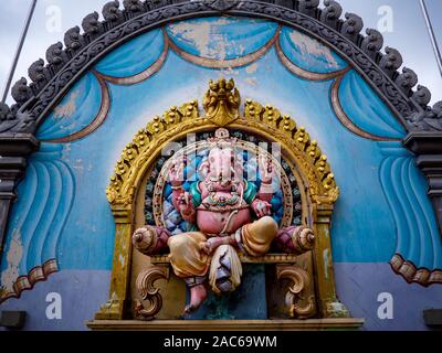 La Malaisie, Temple d'Arulmigu Balathandayuthapani - Octobre 2019 : statue spirituelle Banque D'Images