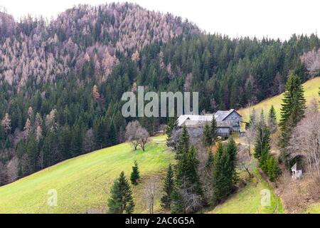 Logarska dolina, Solčava, Slovénie Banque D'Images