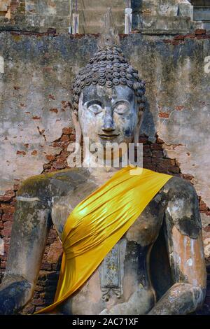 Wat Mahatat dans Satchanalai, Thaïlande Banque D'Images