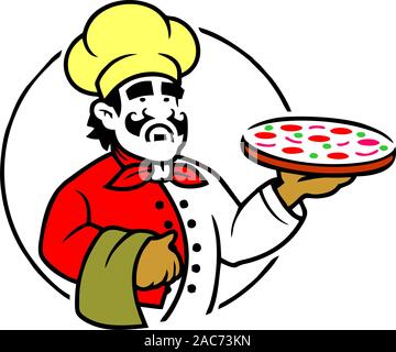 Vecteur conception chef en hd couleur Banque D'Images