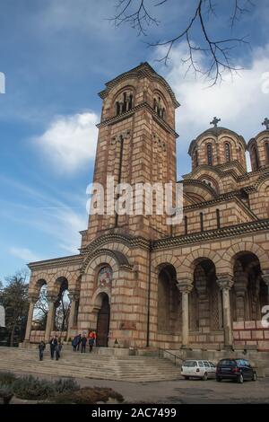 Eglise de Saint Marko à Belgrade, Serbie Banque D'Images