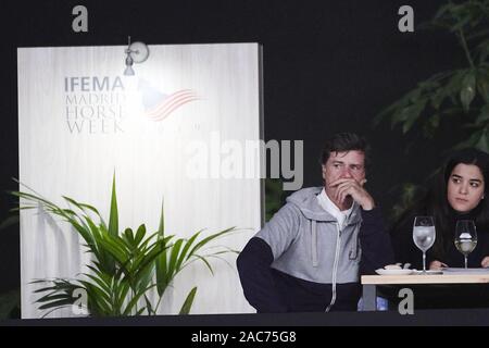 1 décembre 2019, Madrid, Madrid, Espagne : Cayetano Martinez de Irujo, Barbara Mirjan assiste à Madrid la semaine - Jour 2 Cheval à l'IFEMA le 1 décembre 2019 à Madrid, Espagne (Image Crédit : © Jack Abuin/Zuma sur le fil) Banque D'Images