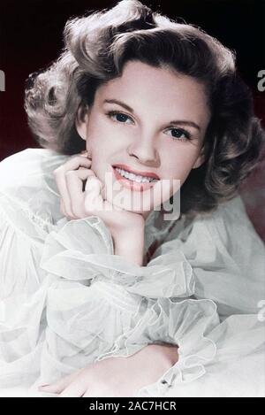 JUDY GARLAND (1922-1969) actrice américaine de cinéma vers 1940 Banque D'Images