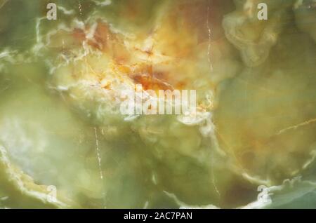 Rocher de marbre onyx, texture vert Banque D'Images