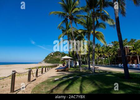 La Patrona Beach Club, San Pancho, San Francisco, Riviera Nayarit, Jalisco, Mexique Banque D'Images