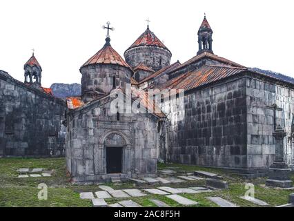 Le monastère de Haghbat, également connu sous le Haghpatavank est un complexe monastique du Moyen âge en Haghpat, Arménie. Banque D'Images