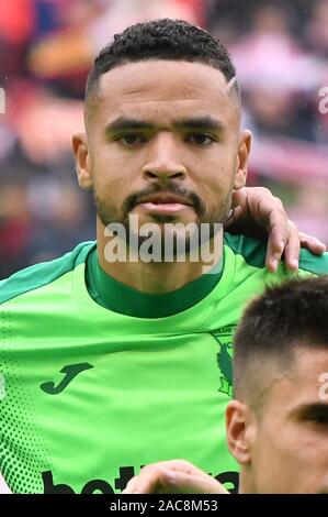 Séville, 01-12-2019. Primera Division Ligue espagnole. LaLiga. L'Estadio Ramon Sanchez-Pizjuan. Youssef En-Nesyri (CD Leganés) au cours de la partie FC Séville - CD Leganés. Banque D'Images