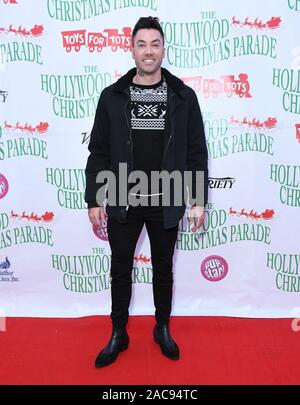 1 décembre 2019, Hollywood, Californie, États-Unis : 01 décembre 2019 - Hollywood, Californie - Ace Young. La 88e parade annuelle de Noël d'Hollywood a eu lieu à Hollywood Blvd. Banque D'Images