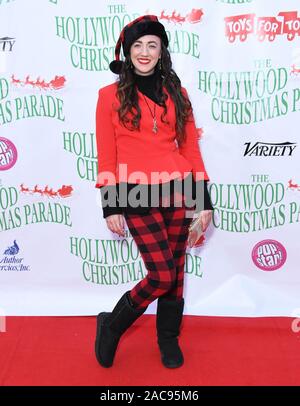 1 décembre 2019, Hollywood, Californie, États-Unis : 01 décembre 2019 - Hollywood, Californie - Amber Martinez. La 88e parade annuelle de Noël d'Hollywood a eu lieu à Hollywood Blvd. Banque D'Images
