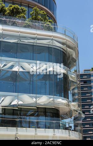 Le encassed verre UTS Bâtiment Central possède de nombreuses caractéristiques de conception uniques. Conçu par FJMT architectes australien, il dispose d'un niveau 10 korbach Banque D'Images