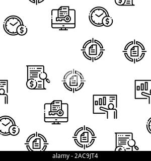 Modèle logique du contrat Vector Illustration de Vecteur