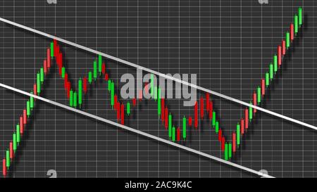 Canal Ascendant Tetu De Figures Stock 3d Illustration Photo Stock Alamy
