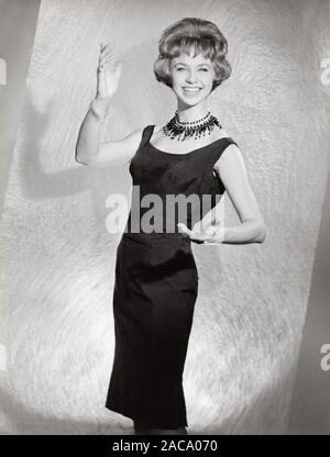 Anita Lindblom, schwedische Schauspielerin, Sängerin und Tänzerin Deutschland , 1963. L'actrice suédoise, chanteuse et danseuse Anita Lindblom, Allemagne 1963. Banque D'Images