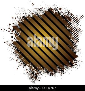 Splat stripe or Banque D'Images