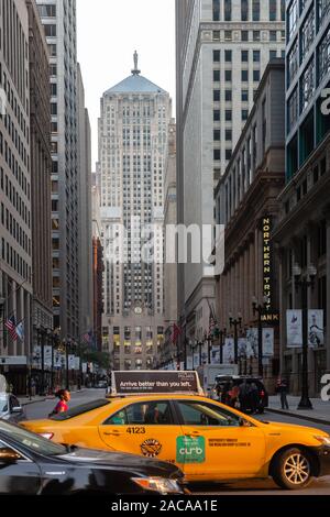 Bâtiment du Chicago Board of Trade (CBOT), Chicago, Illinois, États-Unis Banque D'Images