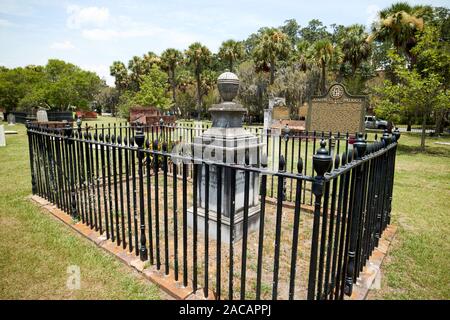 Repère historique à la Tombe de Joseph patriot argile cimetière colonial park savannah georgia usa Banque D'Images