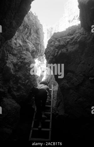 Reise durch Frankreich, Death Valley National Park, 1962. Voyager, Californie throuh Death Valley National Park, 1962. Banque D'Images