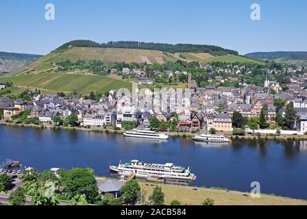 Traben-Trarbach, Moselle, district de Bernkastel-Wittlich, Rhénanie-Palatinat, Allemagne, Europe, raison publique Banque D'Images