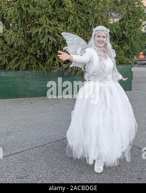 Portsmouth Historic Victorian Marchés, 29 Novembre 2019 Banque D'Images