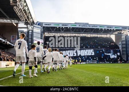 Copenhague, Danemark. 06Th Nov, 2019. Les joueurs du FC Copenhague-entrez la hauteur de la 3F Superliga match entre FC Copenhague et Brøndby IF au Parken Telia. (Photo crédit : Gonzales Photo/Alamy Live News Banque D'Images
