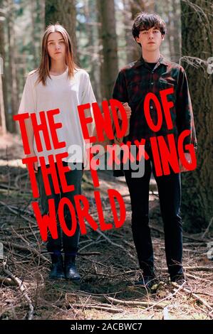 JESSICA BARDEN ET ALEX LAWTHER DANS LA FIN DE LA F***ING WORLD (2017), réalisé par Charlie COVELL. Credit : CLERKENWELL FILMS / Album Banque D'Images