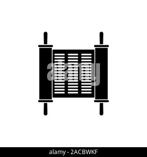 Icône style Torah télévision conception simple. Vector EPS10 Illustration de Vecteur