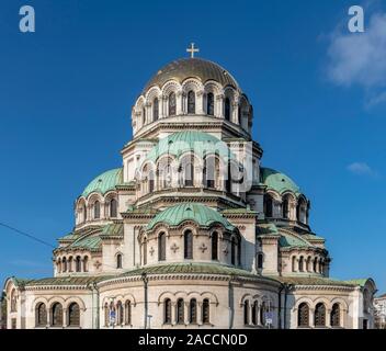 Saint Aleksandar Nevski Cathedral, Sofia, Bulgarie Banque D'Images