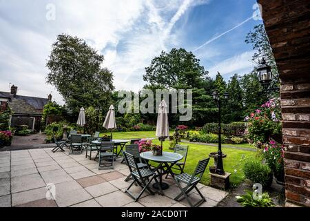 The Manor Hotel and Guest House, situé à Cheadle, Grade 2 classé lieu de mariage dans le Staffordshire, B & B familial, cérémonie Banque D'Images