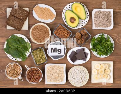 Aliments contenant du magnésium Banque D'Images