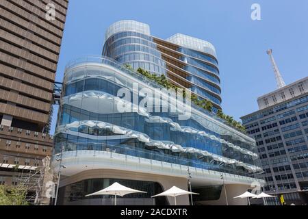 Le encassed verre UTS Bâtiment Central possède de nombreuses caractéristiques de conception uniques. Conçu par FJMT architectes australien, il dispose d'un niveau 10 korbach Banque D'Images