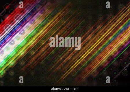 Résumé Une image de fond psychédélique. Banque D'Images