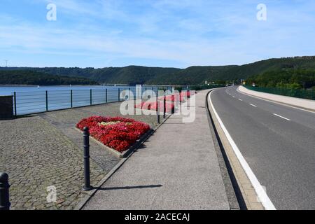 Rursee dans le nord de l'Eifel Banque D'Images