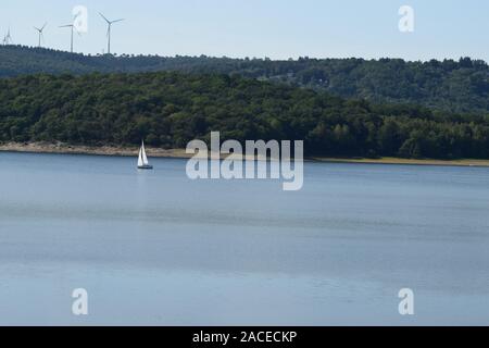 Rursee dans le nord de l'Eifel Banque D'Images
